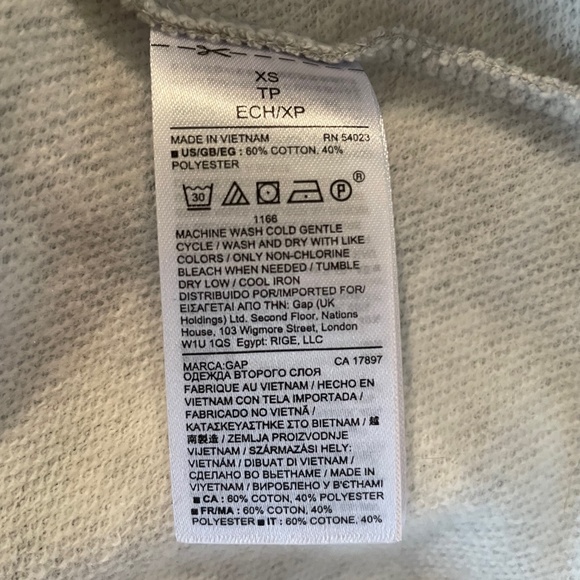 GAP Camo Sweatshirt Dress XS :: CUTE and COMFY!!! - Picture 9 of 9